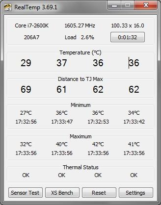 Normal CPU Temperature