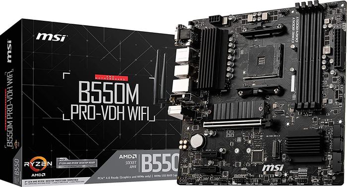 MSI B550M PRO-VDH Wi-Fi ProSeries Motherboard