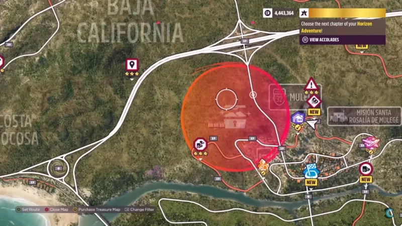 FH5 Treasure Hunt Location